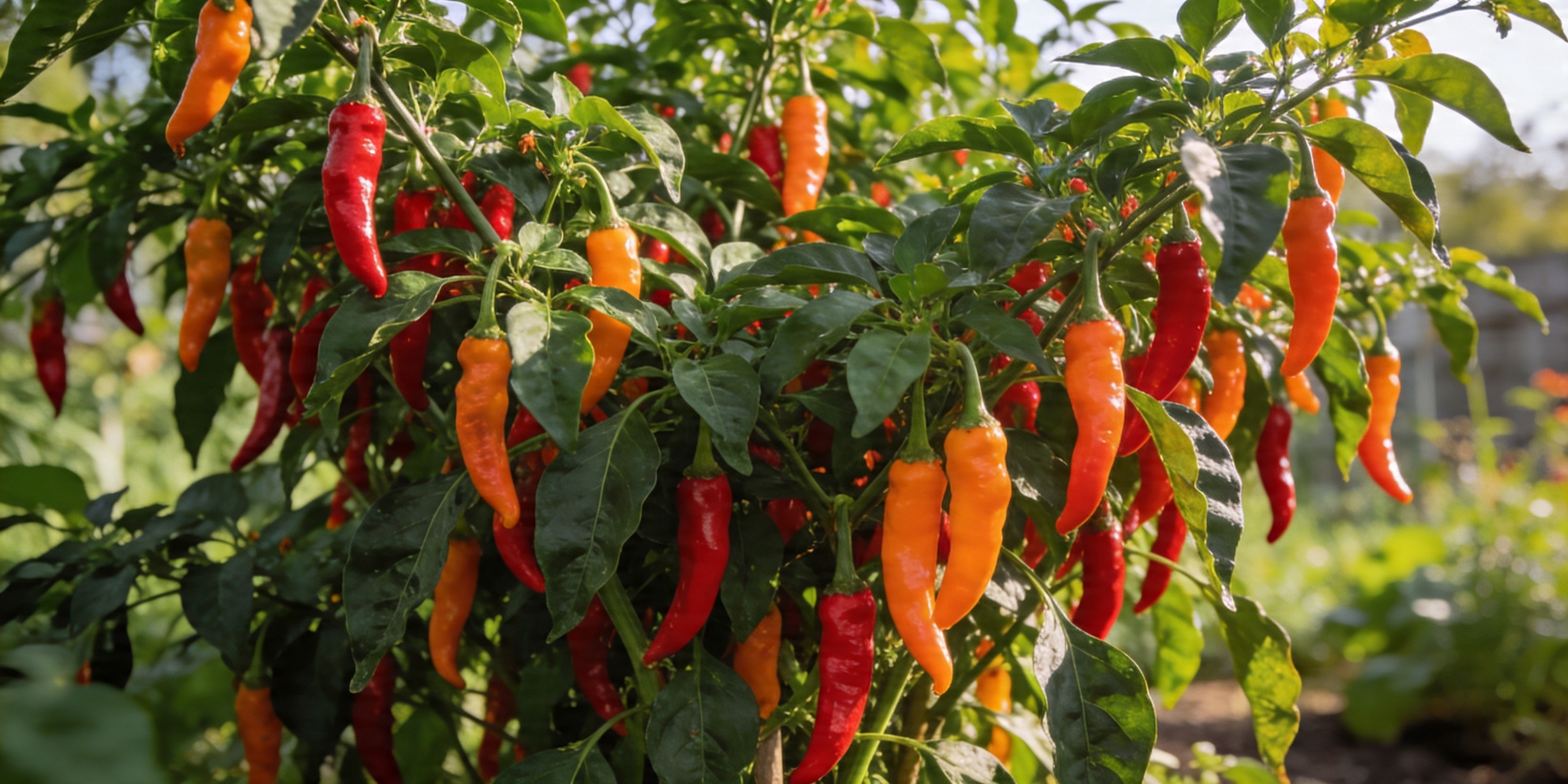 Chili Pepper plants
