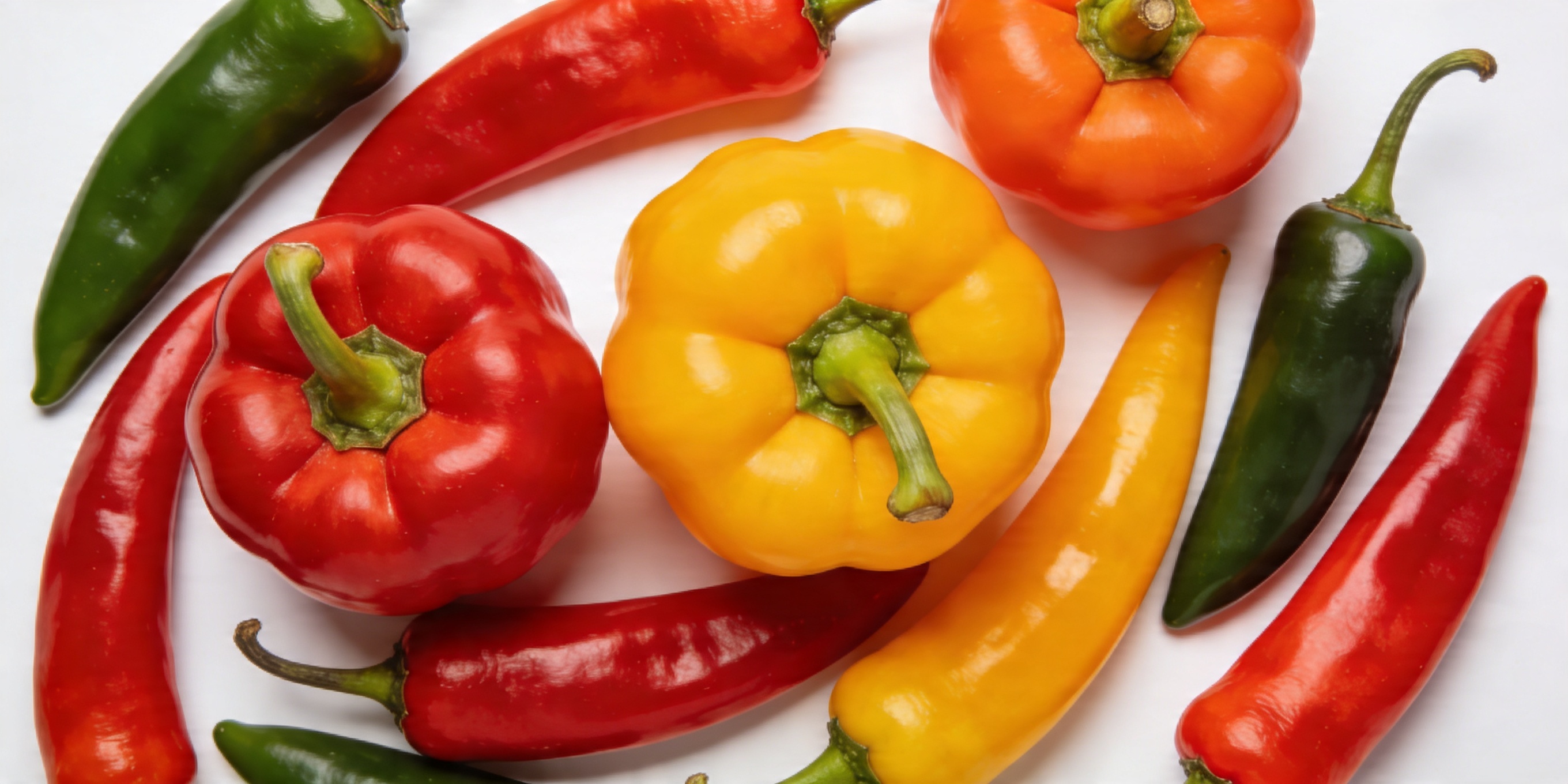 Various chili peppers