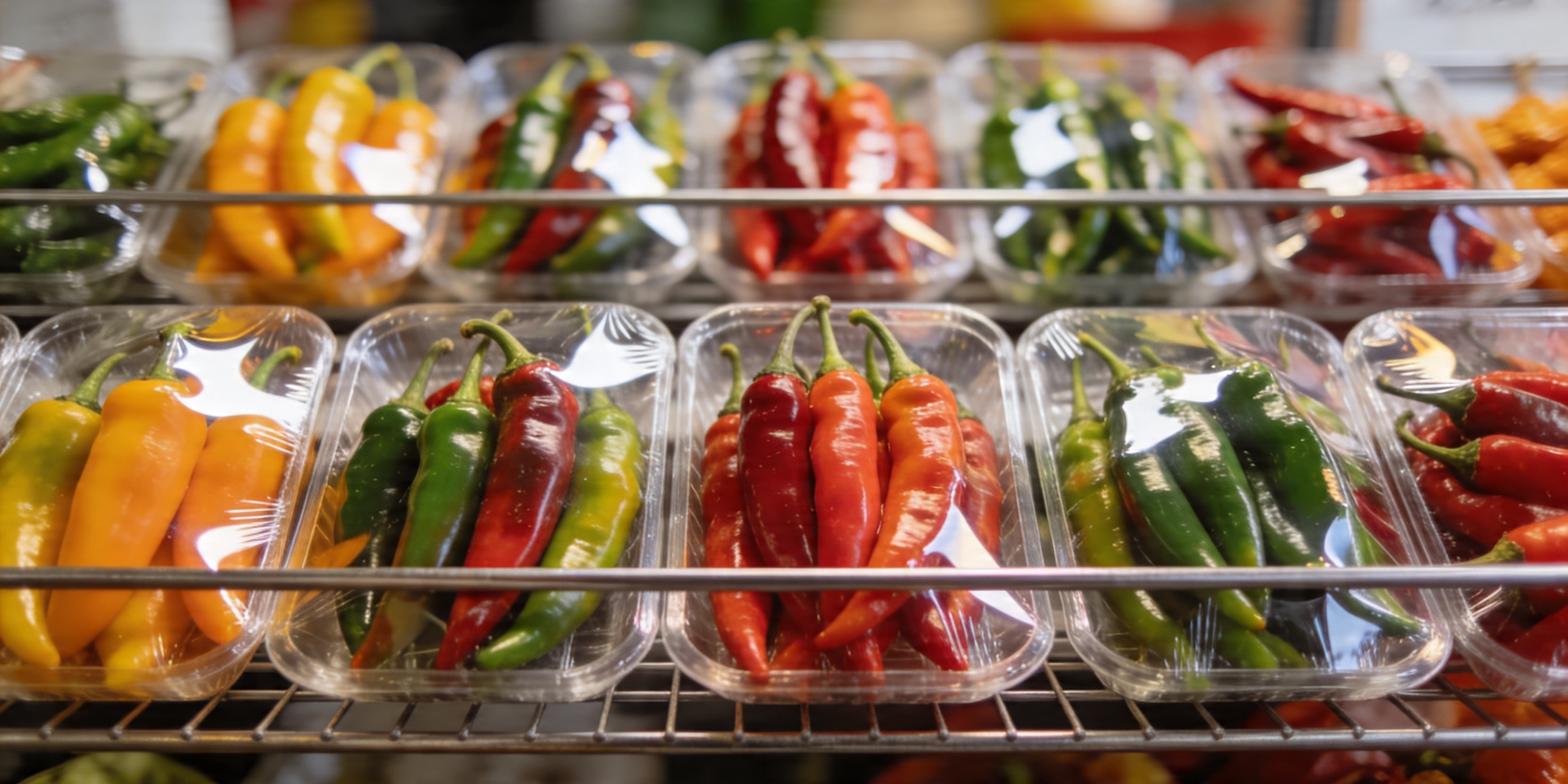 Chili seeds in chili pod