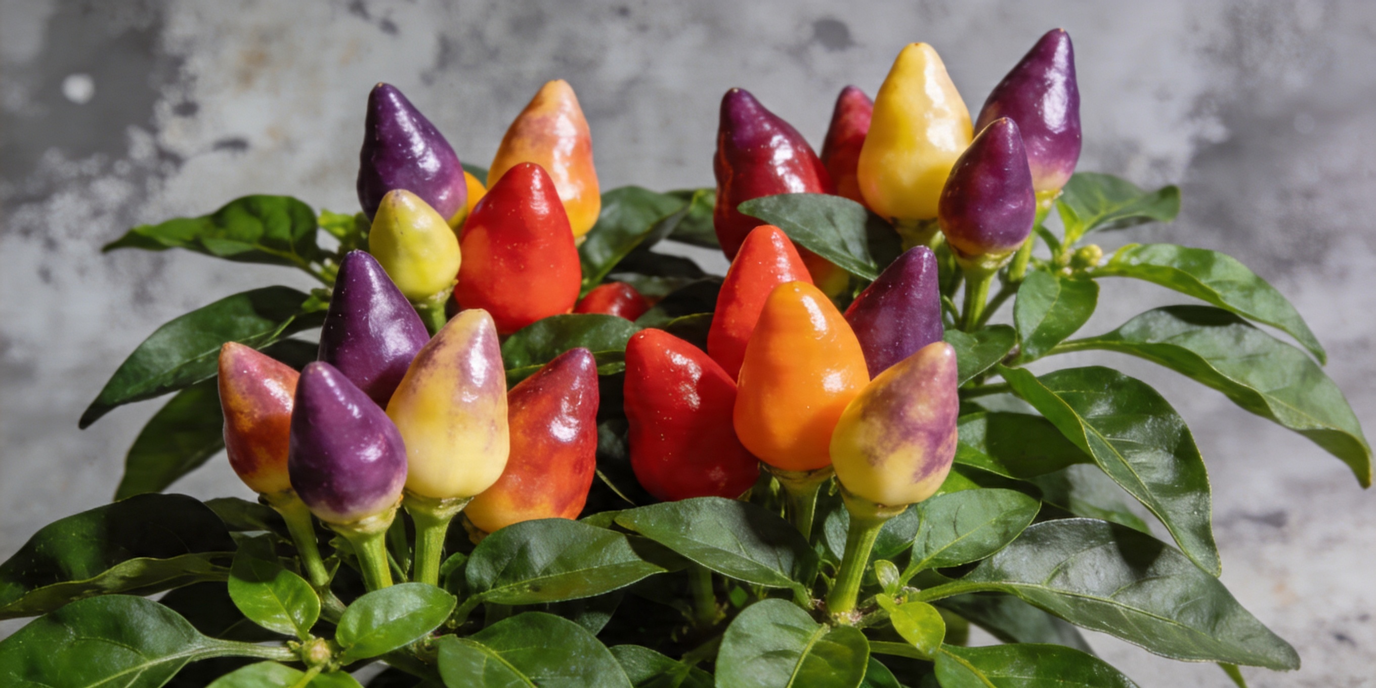 Ornamental chili peppers